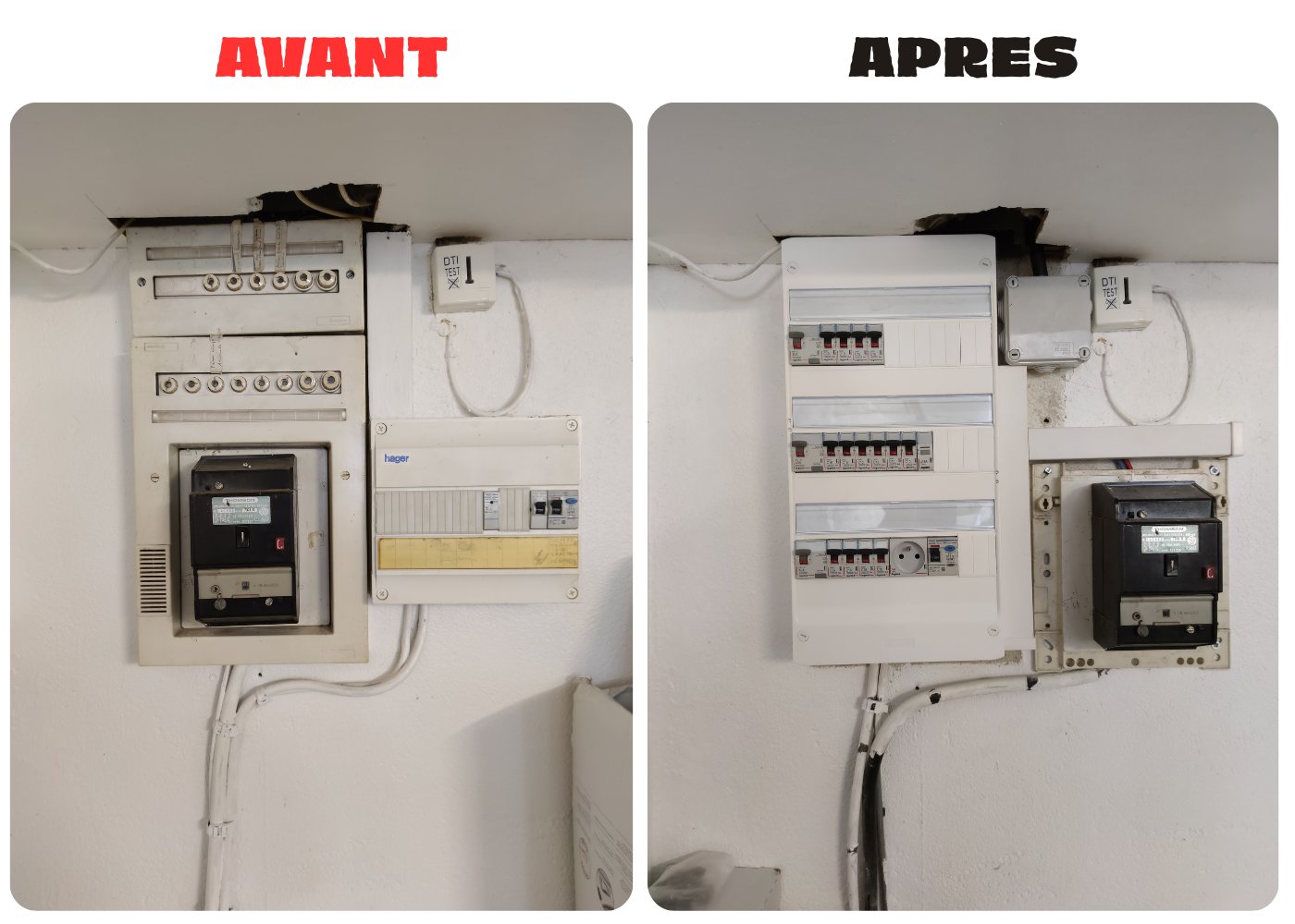 Mise en conformité et réfection tableau divisionnaire